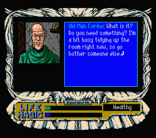 Rune Worth Game scene 004, english translation